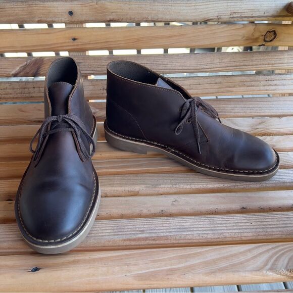 Clarks Men’s Desert Boots | Size 11 | Dark Brown Leather - Picture 6 of 12